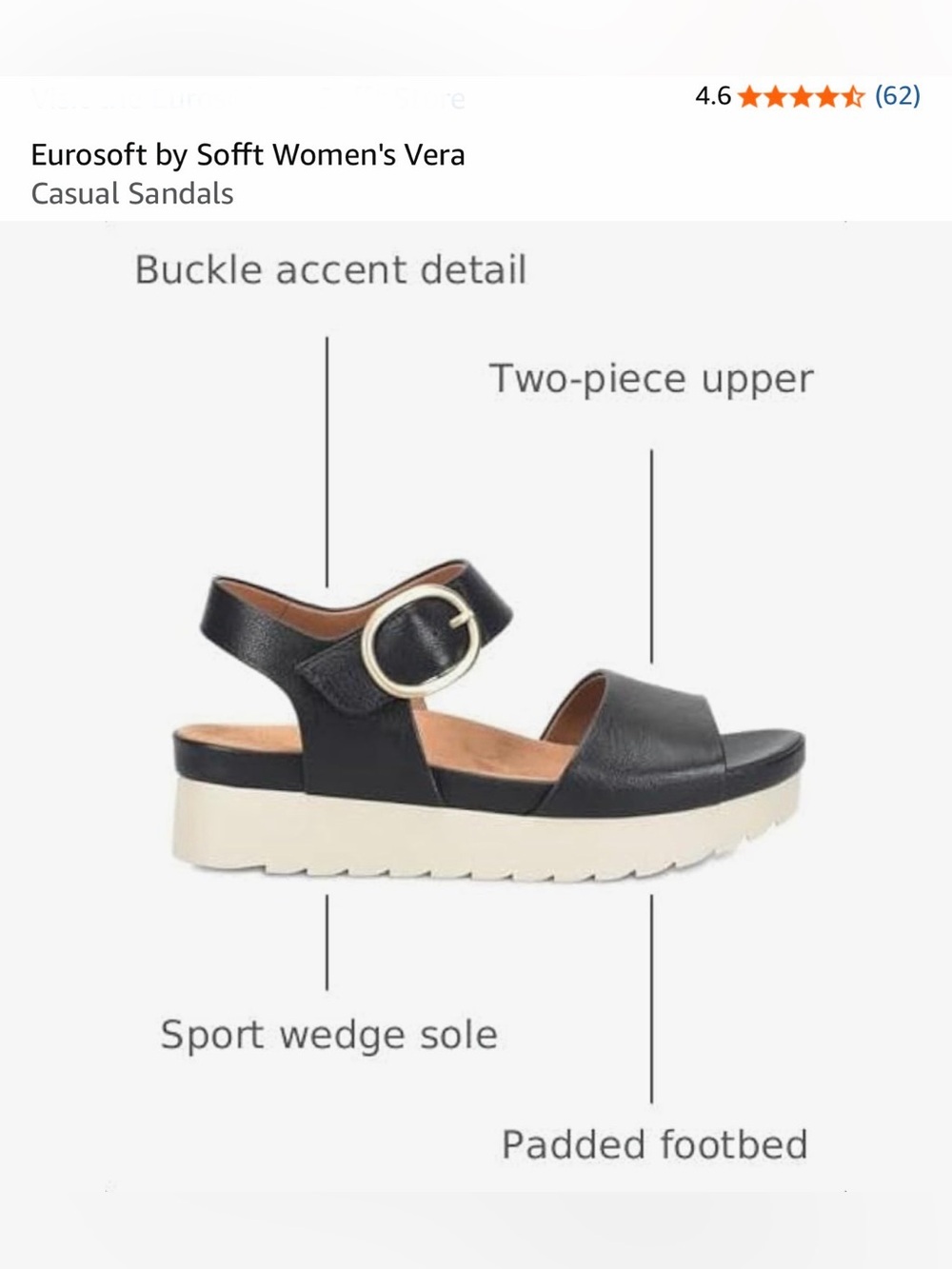 *new*  Eurosoft by Sofft Vera Wedge Sandal